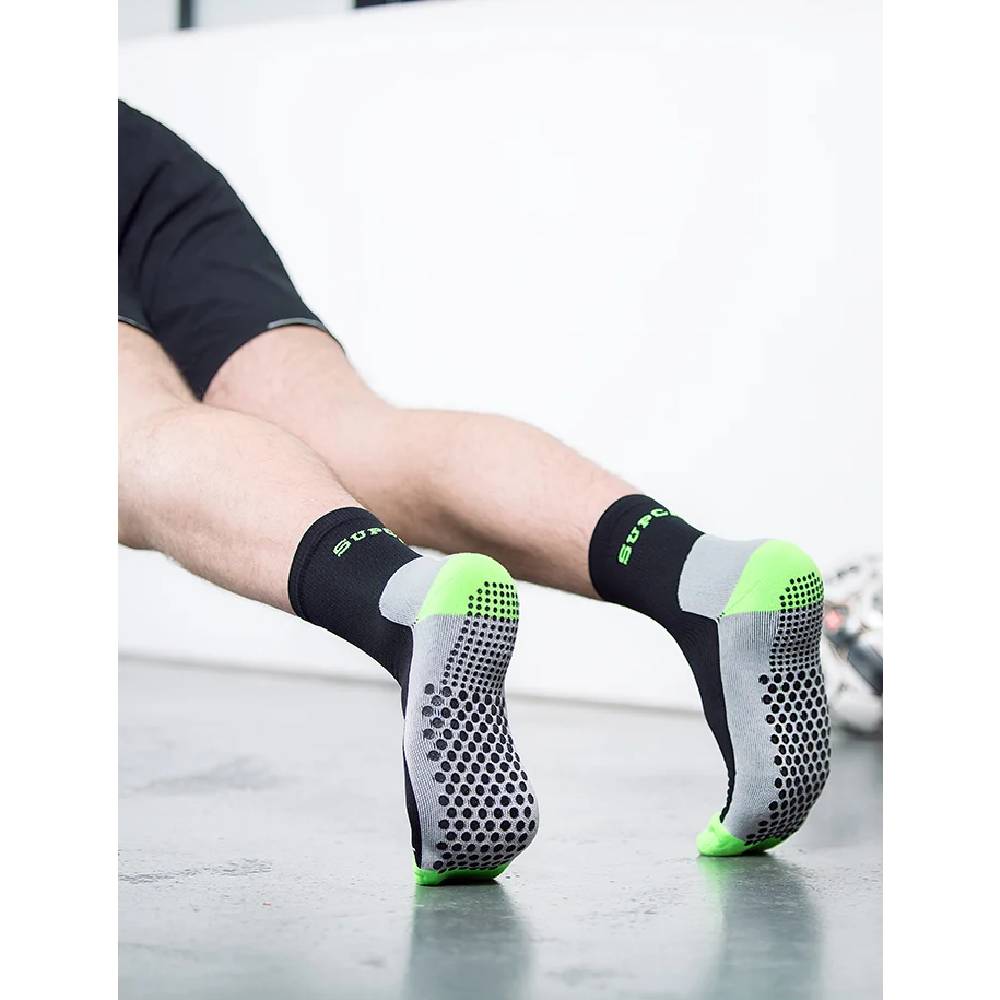 SupCare Kompressionsstrømper Antiskrid Sort Grøn