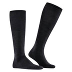 Falke Airport Knee-high Knæstrømper Merinould Herre Sort 1-pak