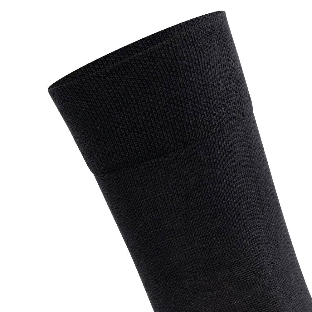 Falke Sensitive London Strømper Bomuld Dame Sort 1-pak