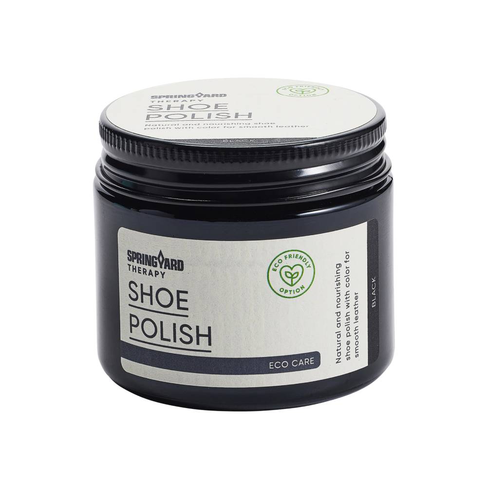Springyard Shoe Polish Skocreme Læder Sort