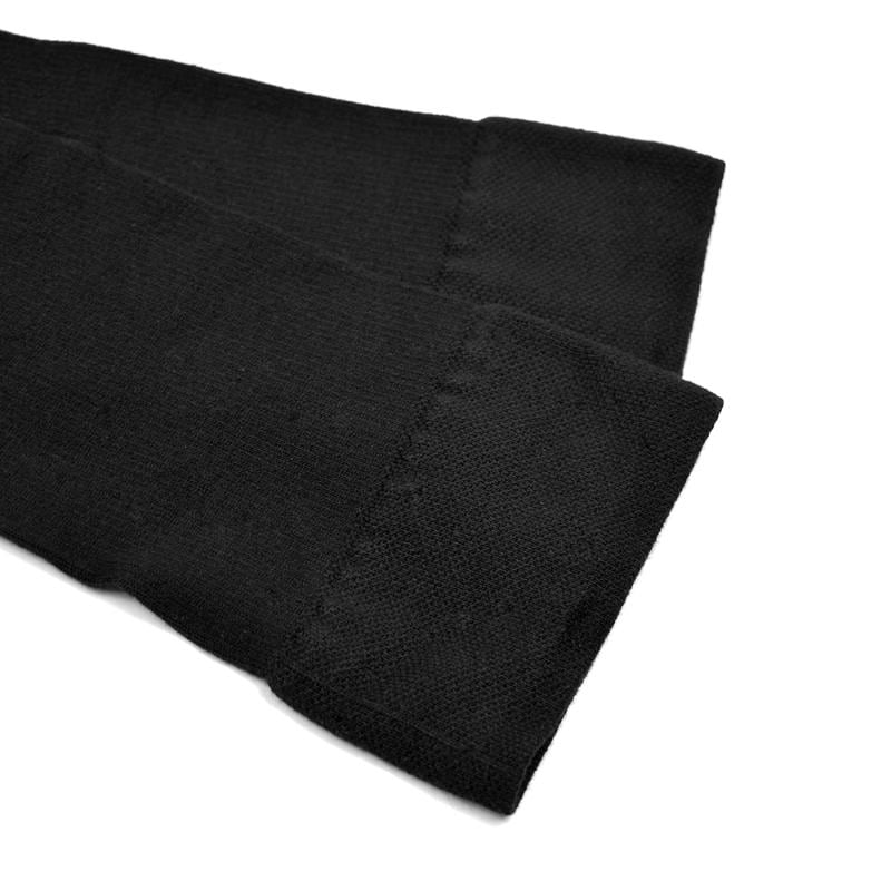 Minfot Støttestrømper Brede bomuld Sort 1-pack