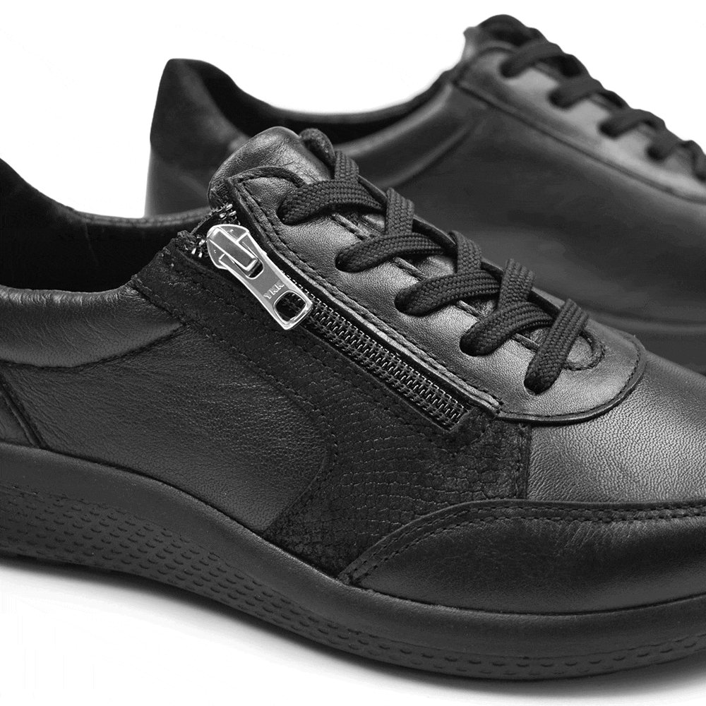 Minfot Way Sneaker Bred Stretch Zip Sort