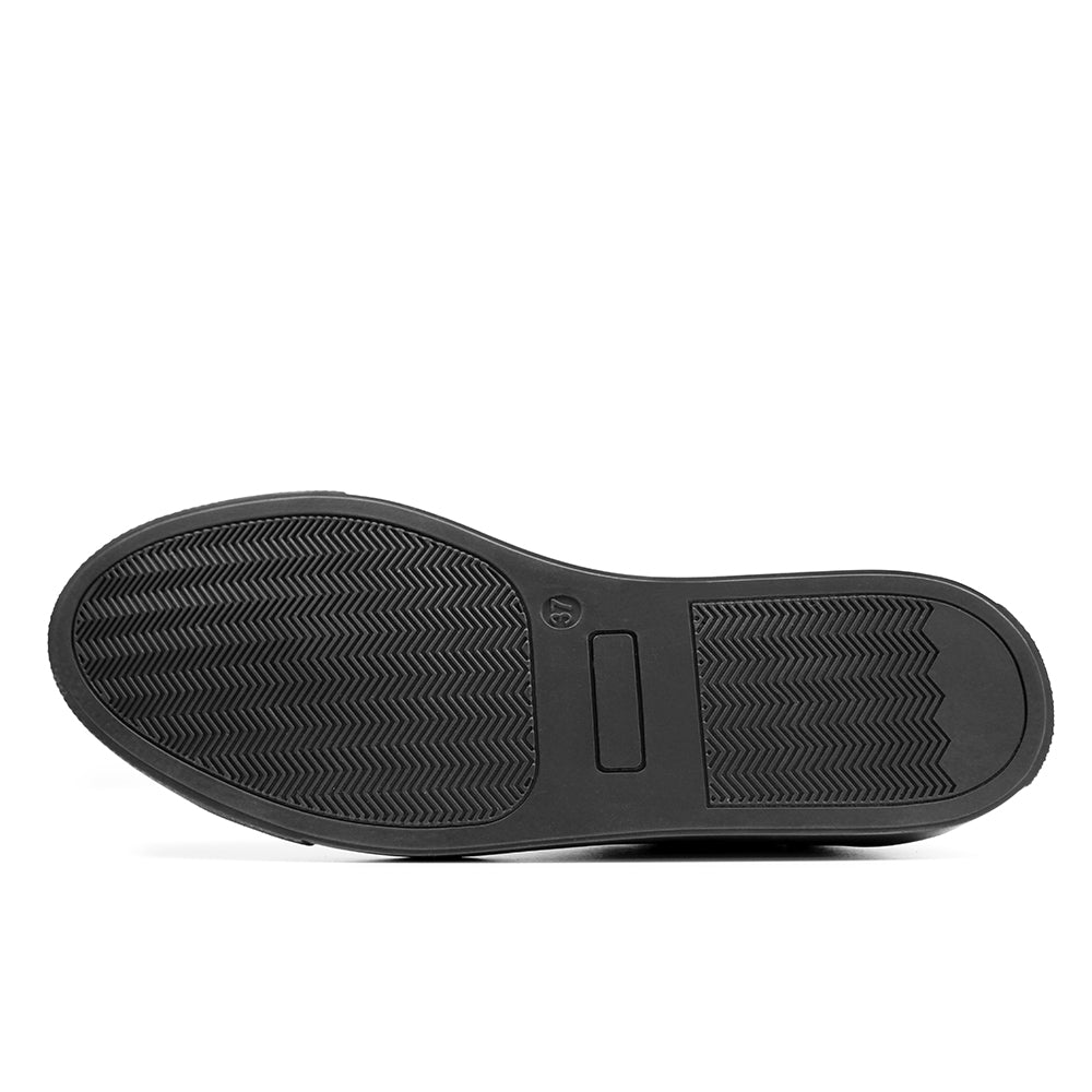 Minfot Comfort Sneakers Dame Læder Leopard Sort