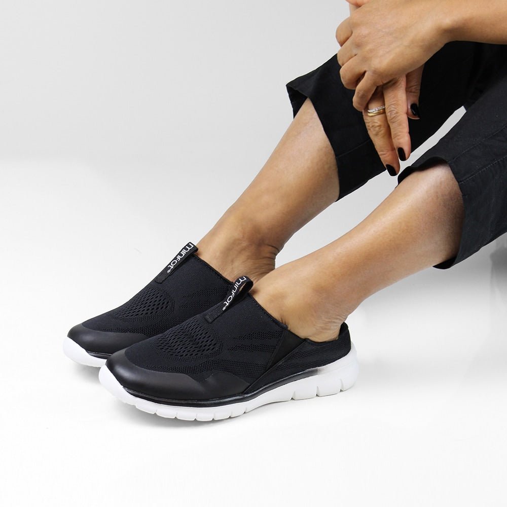 Minfot Easy Step-In Hjemmesko Sort