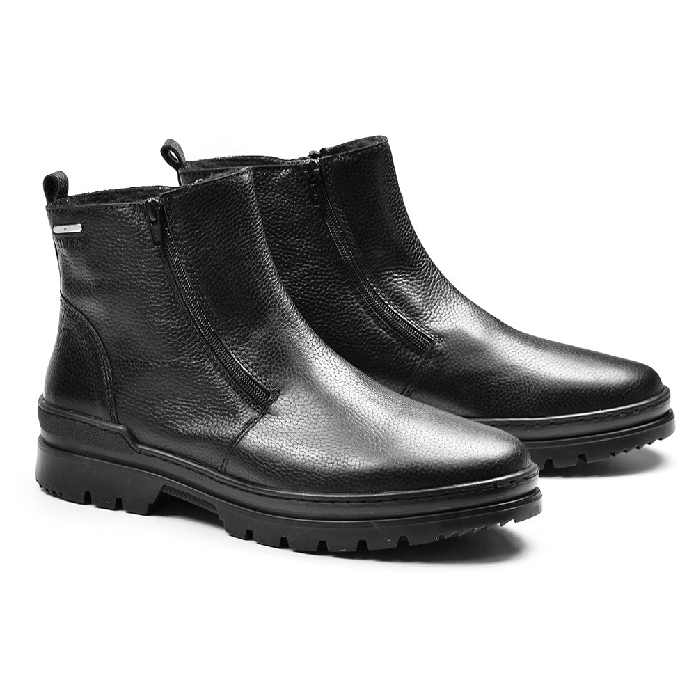 Minfot Piggsko Kalix Læder Uld Sort