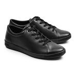Minfot Aveny Sneaker Dame Læder Sort