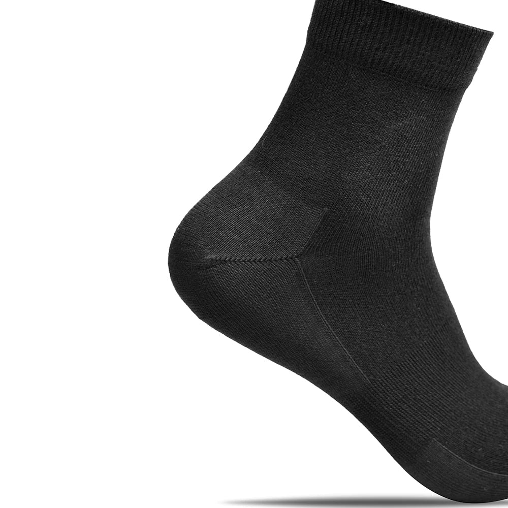 Produktbild 2 - Minfot Strumpor Quarter Merinoull Svart 5-pack