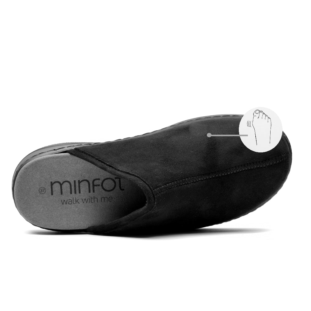 Produktbild 8 - Minfot Tofflor Stretch Panter Svart