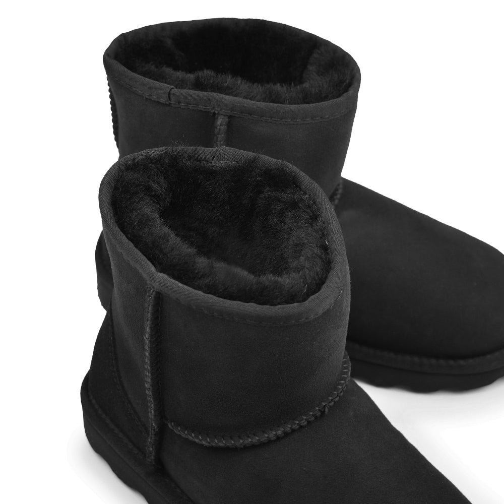 Produktbild 9 - Støvler i fåreskind, Classic Black Rugged Gear