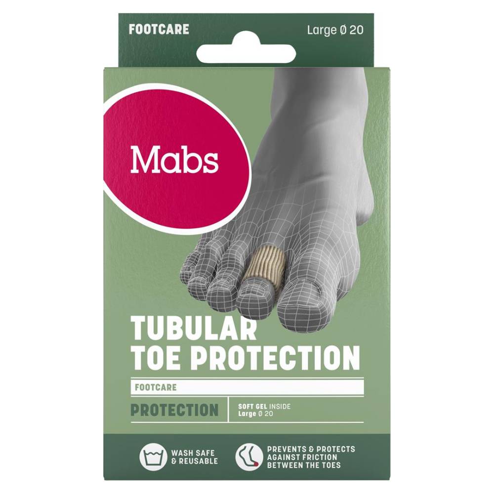 Mabs Tåbeskyttelse Tubformat Toe Protection
