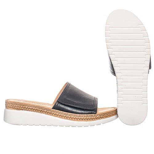 Ten Points Malin Mule Sandal Leather Black