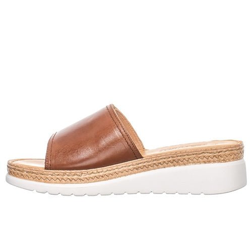 Ten Points Malin Mule Sandal Leather Cognac