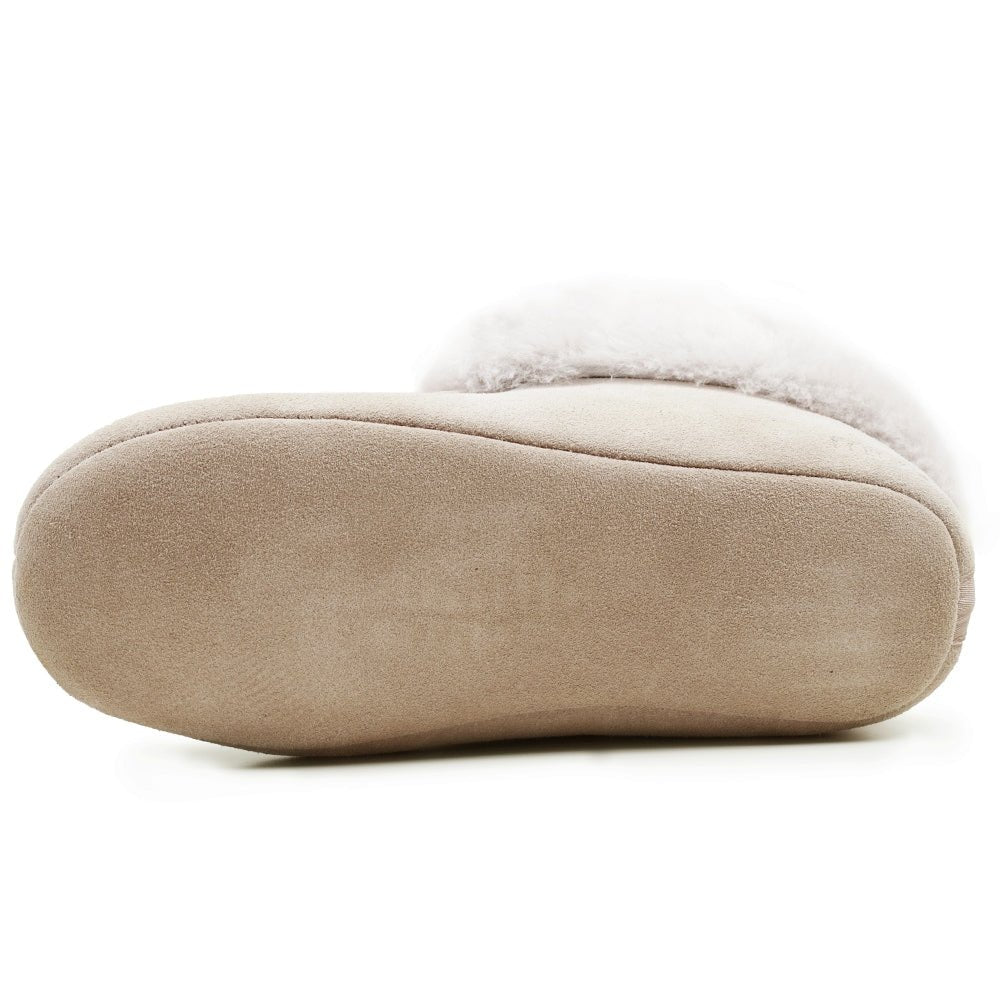 Minfot Hjemmesko Fåreskind Sunne Beige