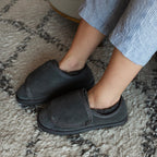 Minfot Fåreskind Hjemmesko Oplukkelige Specialsko Molde Grå