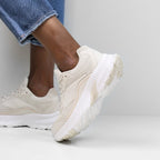 Minfot Joy Sneakers Dame Mesh Ruskind Sand