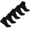 Minfot Løbestrømper Tynde Lyocell 5-pak Sort