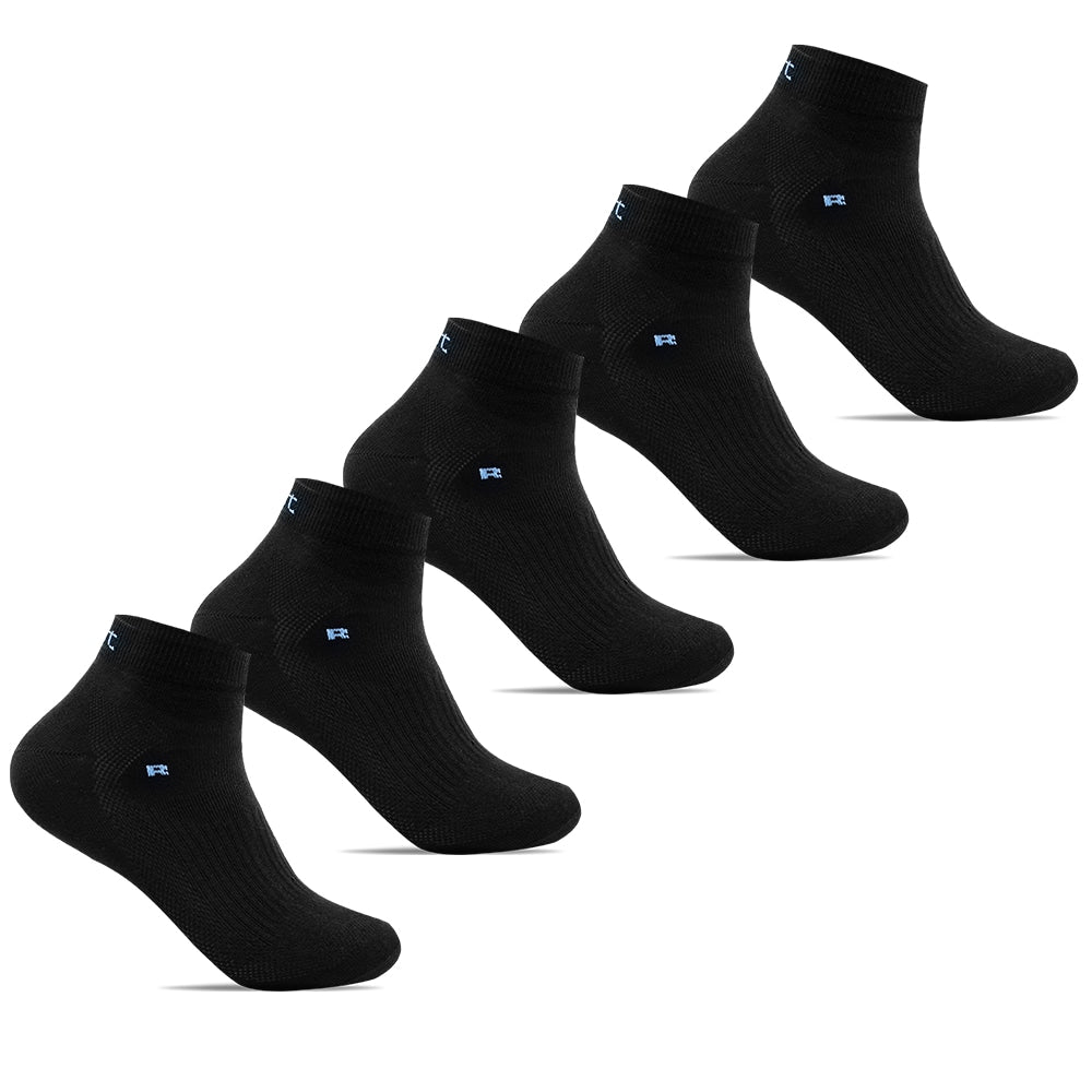 Minfot Löparstrumpor Tunna Lyocell 5-pack Svart