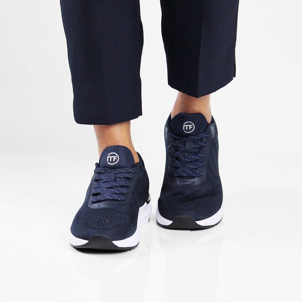 Minfot Sneaker Move Dame Mesh Mørkeblå