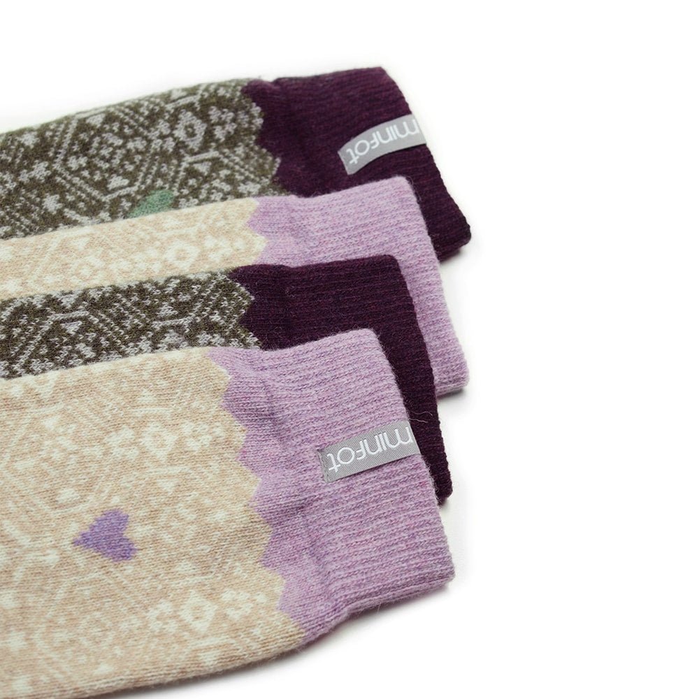 Minfot Uldstrømper Kärlek 2-pak