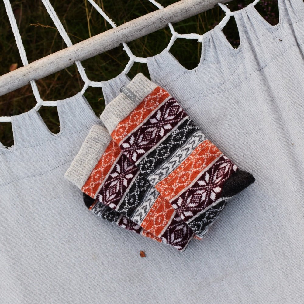 Minfot Uldstrømper Hytte 2-pak