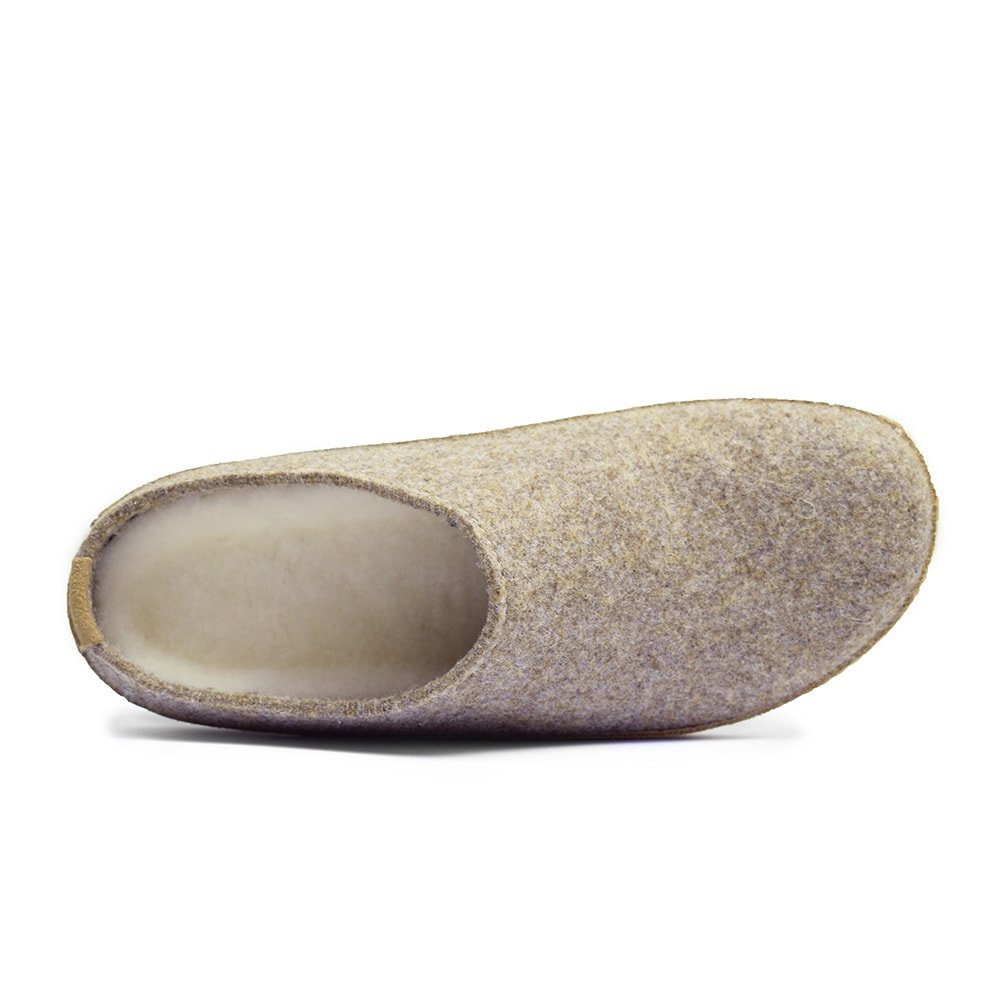 Produktbild 5 - Minfot Ulltofflor Arild Fotbädd Fårskinn Beige