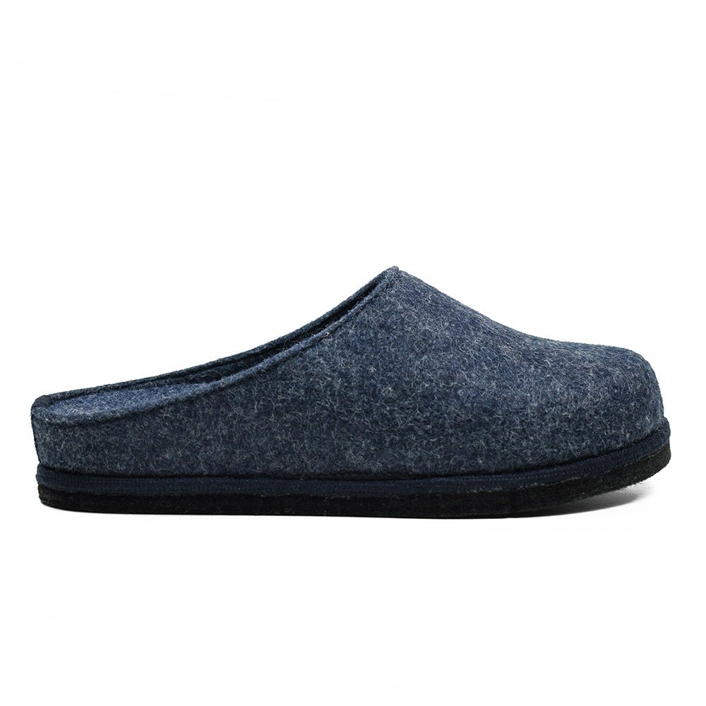Minfot Hjemmesko Uld Slip-on Viken Uld Navy