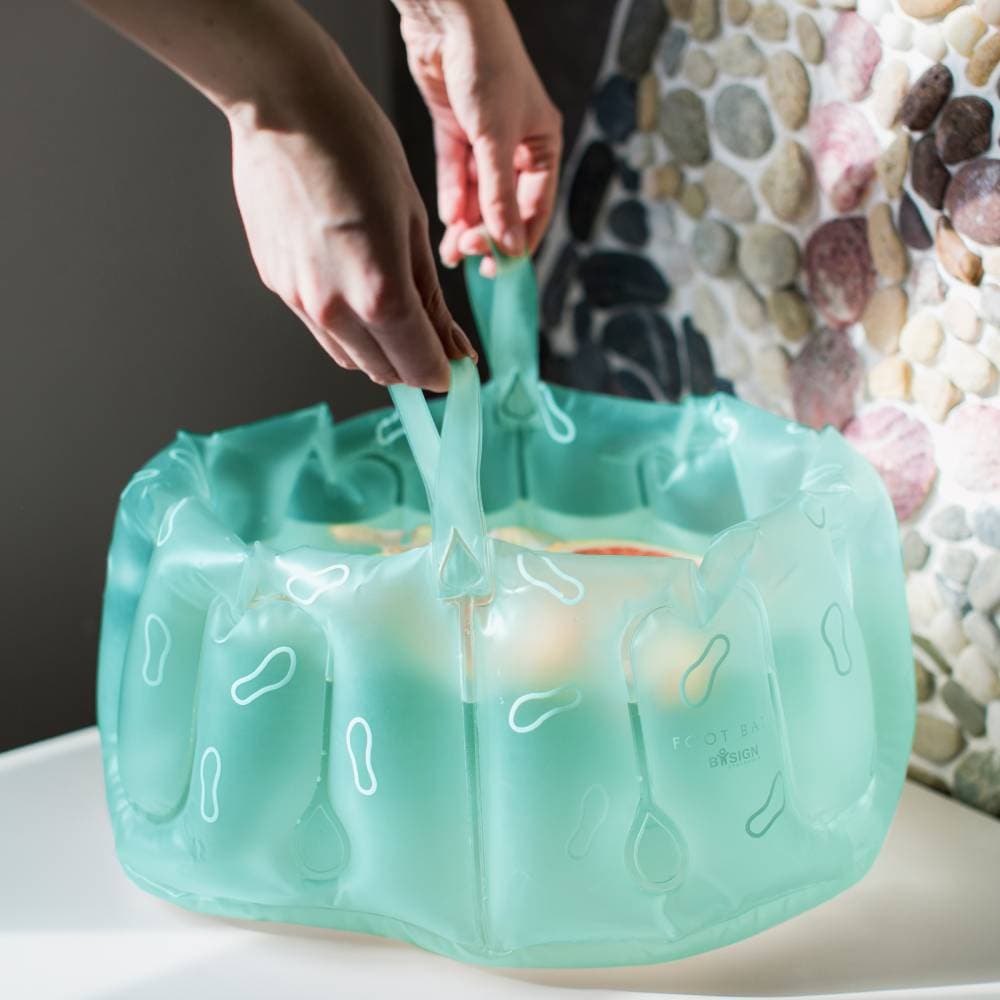 Bosign Oppblåsbart fodbad Aqua Grøn
