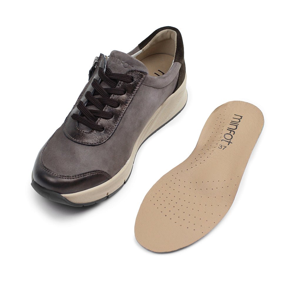 Produktbild 11 - Minfot Vei Sneaker Stretch Nubuck Taupe Oxid