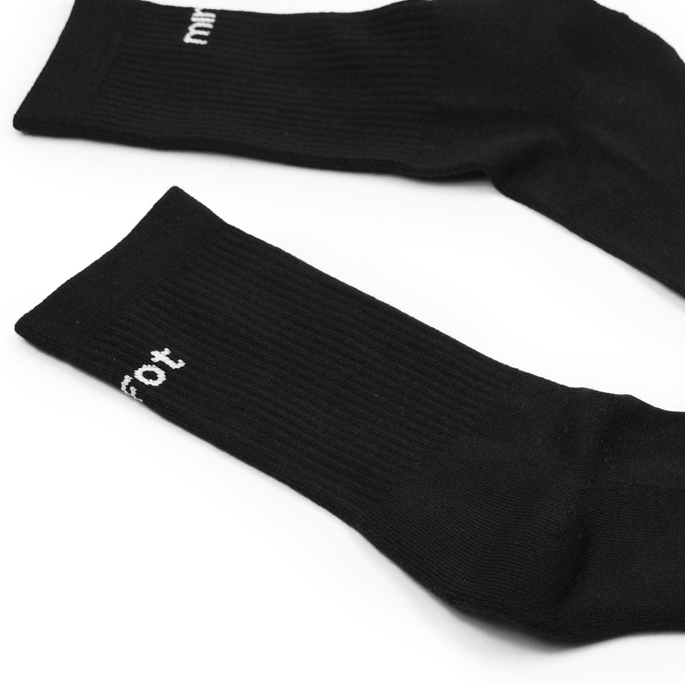 Minfot Vandrestrømper Bambus Merinould Sort 1-pak