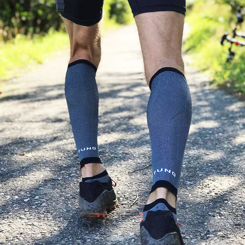 Produktbild 3 - Kompressionsstrømper uden fod, sorte, Balance Funq Wear