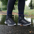 Minfot Stride Mid Sko Unisex Vandtæt TEX Sort