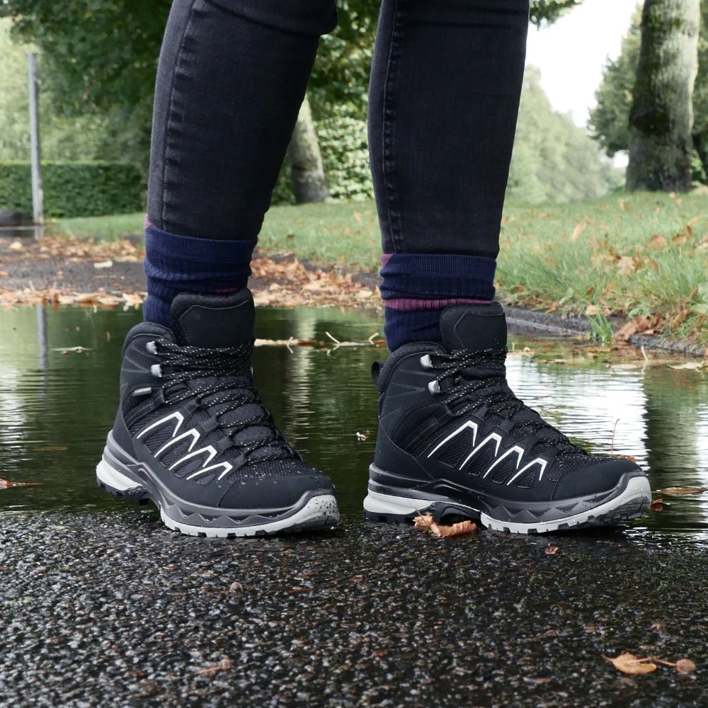 Minfot Stride Mid Sko Unisex Vandtæt TEX Sort