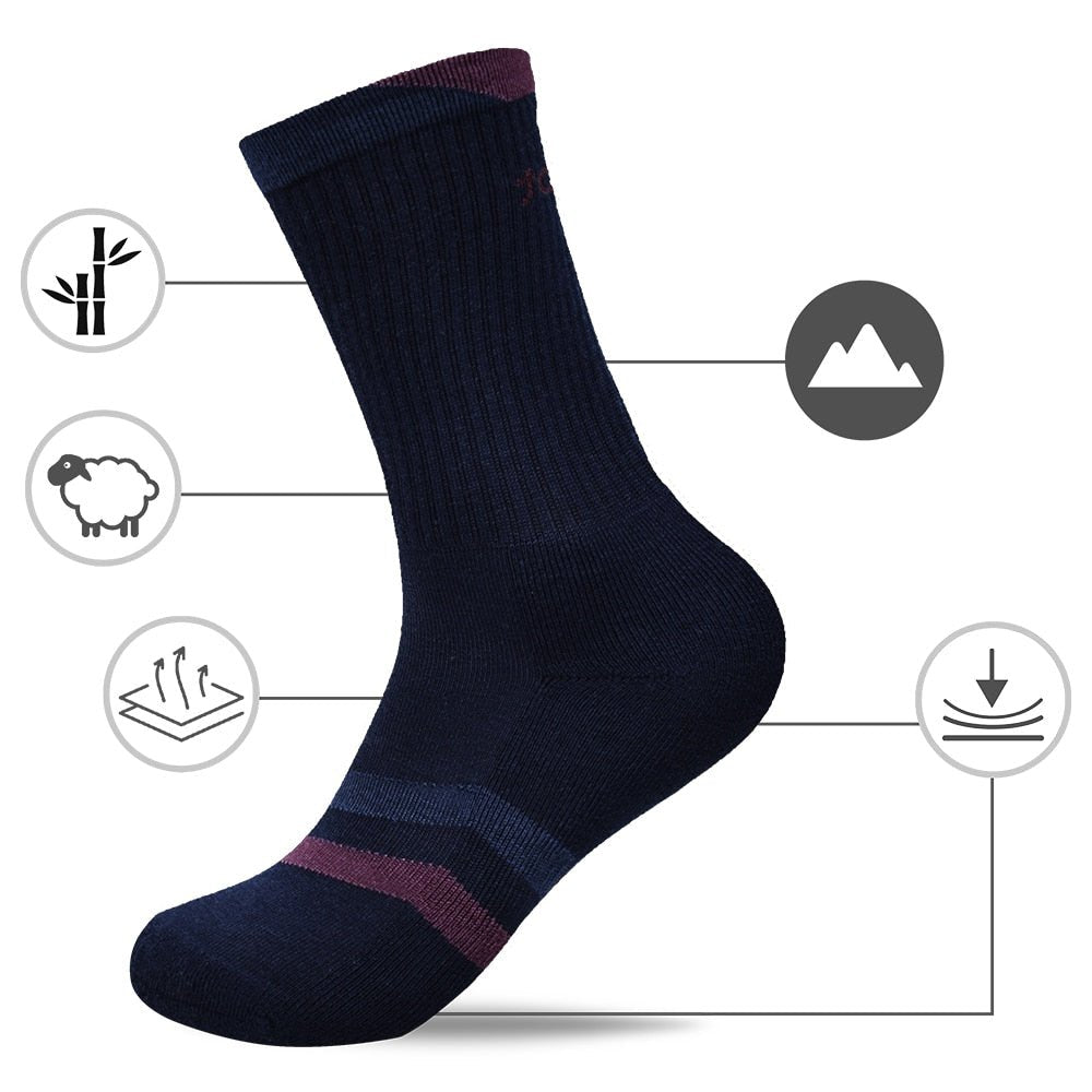 Minfot Vandrestrømper Bambus Merinould Abisko 3-pak