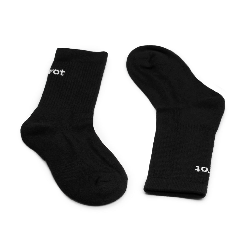 Minfot Vandrestrømper Bambus Merinould Sort 1-pak