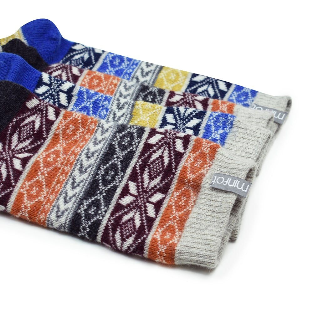 Minfot Uldstrømper Hytte 2-pak