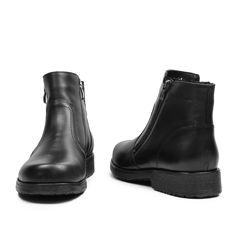 Produktbild 7 - Minfot Aaltonen Vinter Boots Grip+ Virmo Bred Skinn Ull Svart
