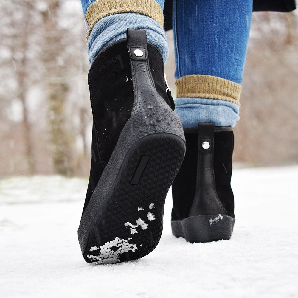 Minfot Curling Boots Lund Ruskind Sort