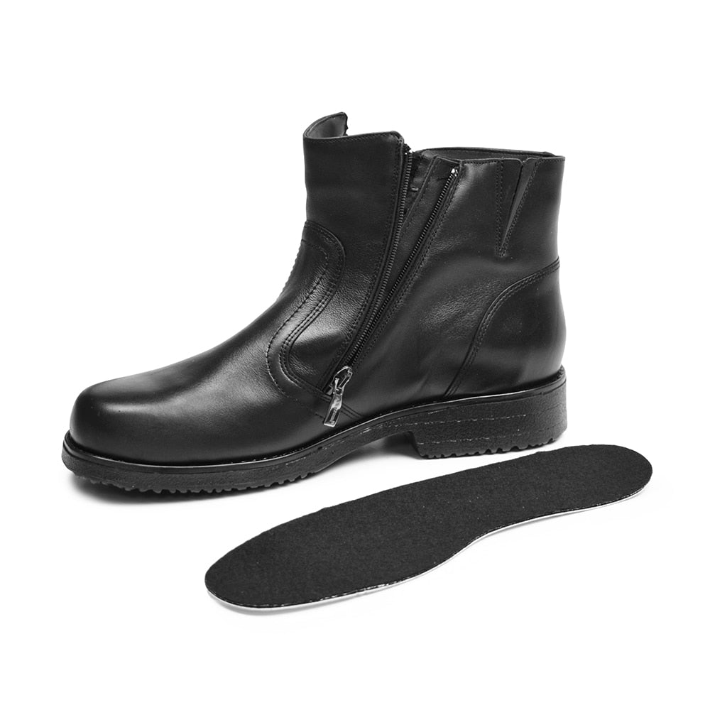 Produktbild 8 - Minfot Aaltonen Vinter Boots Grip+ Virmo Bred Skinn Ull Svart