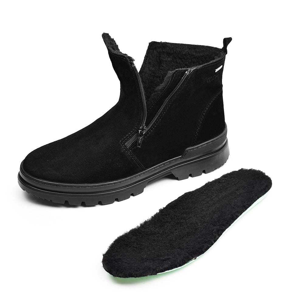 Minfot Pigsko Kalix Ruskind Uld Sort