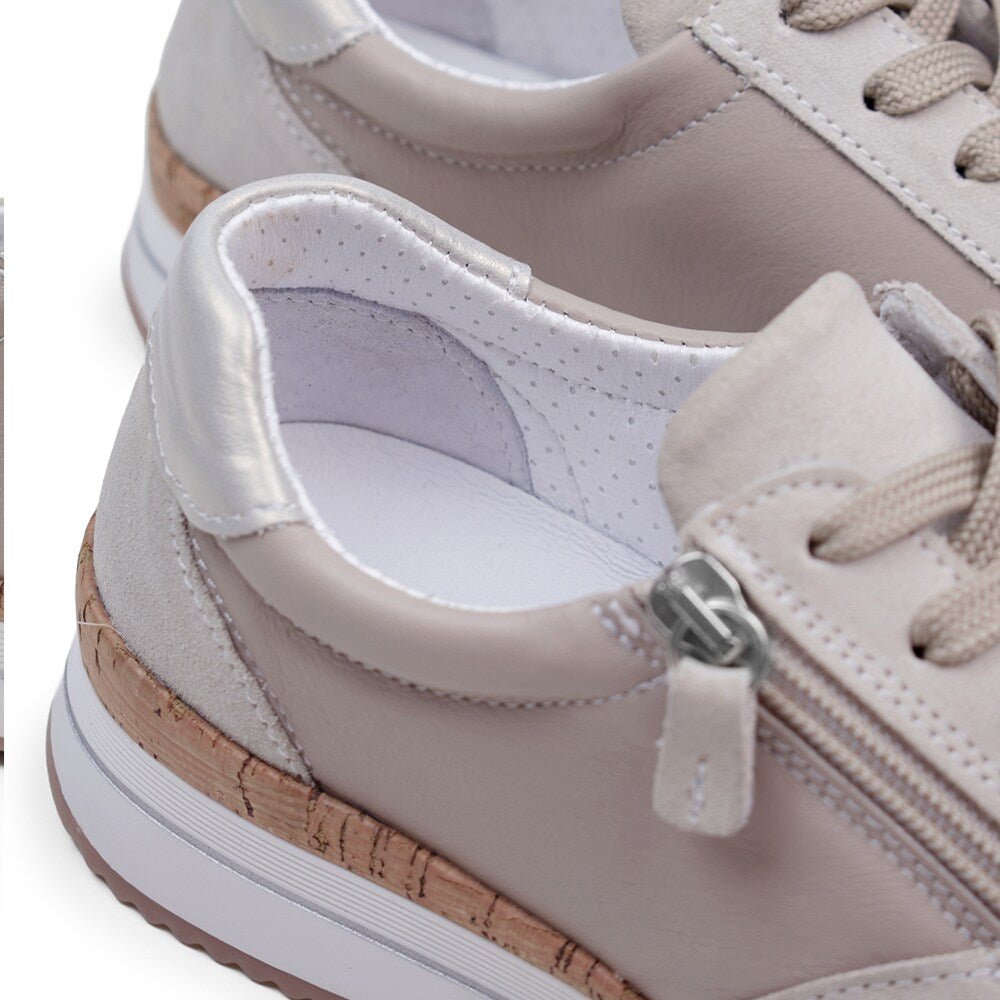 Produktbild 12 - Minfot Alley Sneaker Stretch med dragkedja Beige