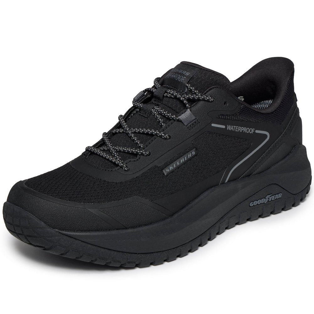 Skechers Badger Sneakers Herre Vandtætte Slip-Ins Sort
