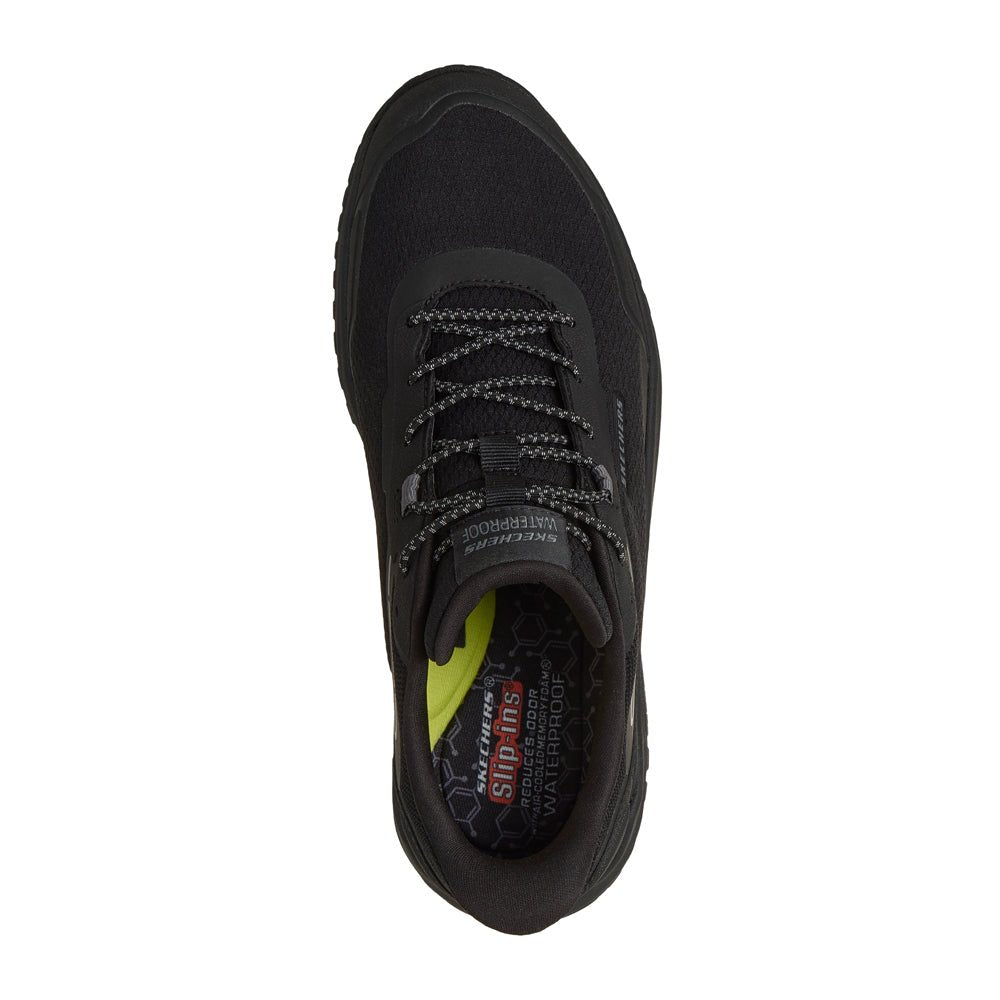 Skechers Badger Sneakers Herre Vandtætte Slip-Ins Sort