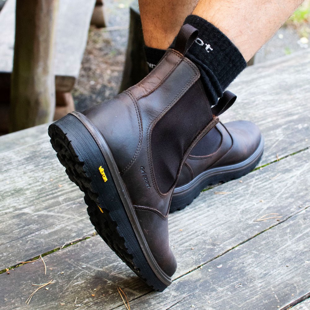 Produktbild 14 - Grisport Komfort Chelsea Boots Gritex Mörkbrun