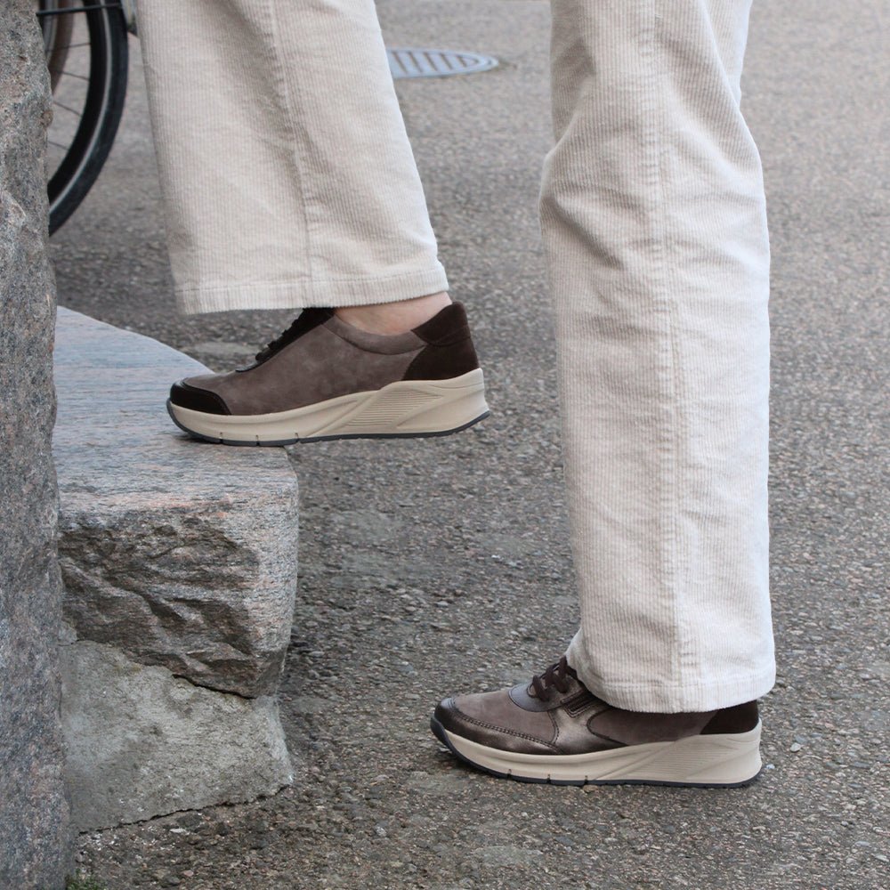 Produktbild 12 - Minfot Vei Sneaker Stretch Nubuck Taupe Oxid