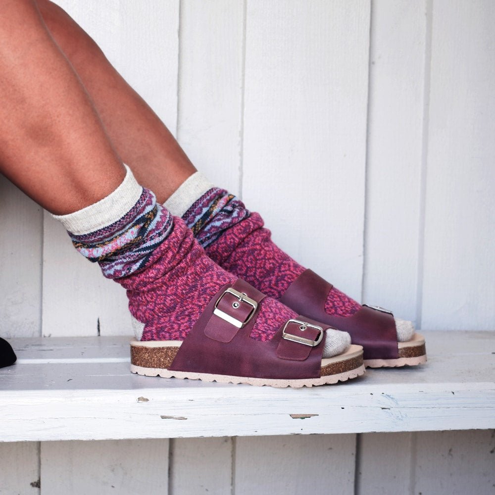 Minfot Sandaler Primo Soft Ayo Læder Bordeaux