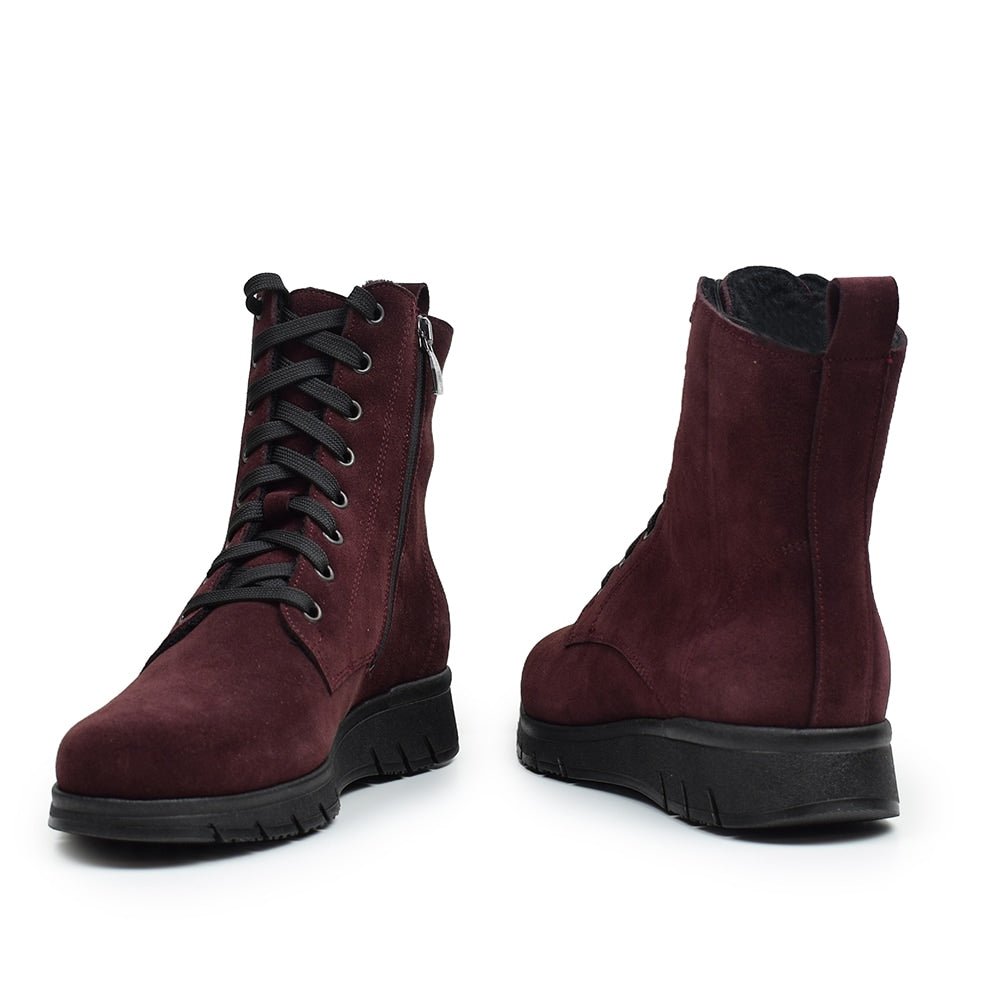 Minfot Aaltonen Vinterstøvler Grip+ Kiitos Ruskind Uld Bordeaux