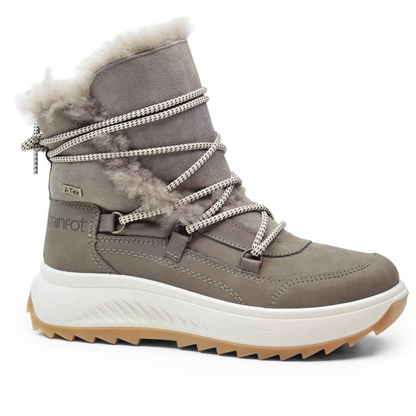 Minfot Arctic Vinterstøvler med fåreskind J-TEX Taupe