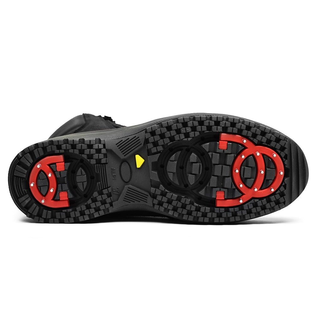 Minfot Pigsko Boden Ruskind Uld Sort