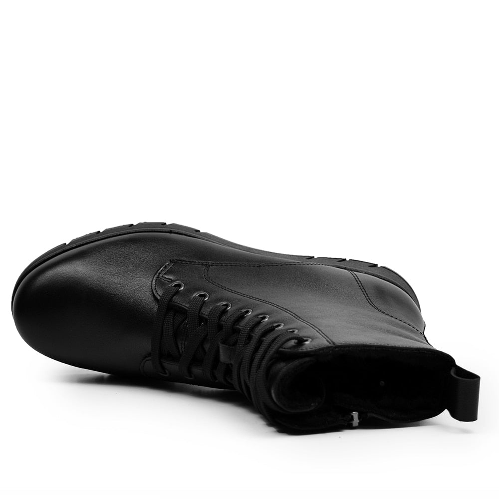Produktbild 5 - Minfot Aaltonen Vinterkängor Grip+ Zip Kiitos Skinn Ull Svart
