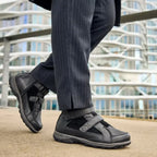 New Feet Yvette Extra Brede Sko Dame Stretch Velcro Sort